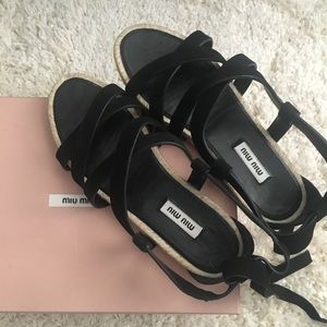 ankle wrap espadrille flat sandals